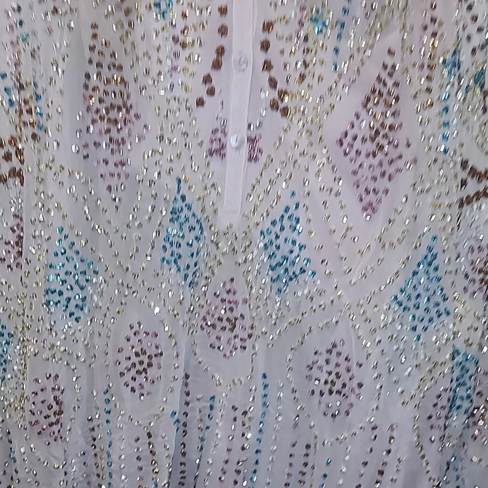 Antik Batik Pink Embellished Blouse - Picture 5 of 10